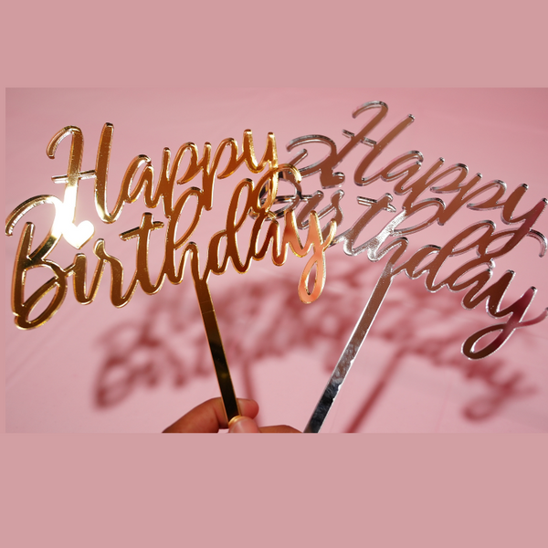 Happy Birthday Cake Topper